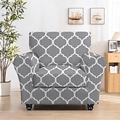 billige Sofatrekk-stretch floral lenestoltrekk elastisk slipcover med blomstermønster for en stilig og sikker passform ideell for å beskytte og forfriske lenestolen din