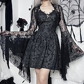 economico Vestiti-Retrò Vintage Gothic Lolita Mascherata Scialli Ragazza gotica Pizzo Costume Per donna Fantasia Stile Steampunk Mascherata Festa / Sera Adulti Scialle