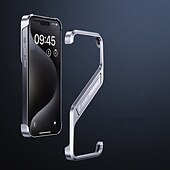 Недорогие Чехлы для iPhone-телефон Кейс для Назначение айфон 16 про макс iPhone 15 Pro Max iPhone 14 Pro Max iPhone 13 Pro Max Кейс на заднюю панель со стендом Защита от удара Металл