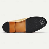 economico Mocassini in pelle premium-Per uomo Mocassini e Slip-Ons Mocassini Classici Di pelle Pelle Traspirante Comodo Antiscivolo Mocassino Vinaccia Blu Marrone Autunno Inverno