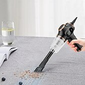 お買い得  掃除機-車用掃除機、車の細部まで掃除できるハイパワーミニクリーナー、パワーディスプレイ、高吸引力、車、家、車のカーペット、階段、ペットの毛の徹底洗浄用車用掃除機