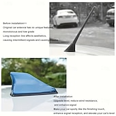 preiswerte Dekoration und Schutz für Autokarosserie-Universal-Autoantennen Haifischflossenantenne Autoradio-Signalantennen Dachantennen Universal-Autoantennen Autosignal dekoratives Autozubehör