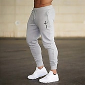 cheap Running Pants &amp; Tights-Men&#039;s Joggers Sweatpants Athletic Pants GYM Pants Pocket Drawstring Elastic Waistband Pants / Trousers Outdoor Sports &amp; Outdoor Athletic Fall Breathable Soft Marathon Running Workout Tailored Fit
