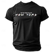 Men's Friends TV Show New York Graphic T-Shirt - 'The One Where We Go To New York' Short Sleeve Tee3