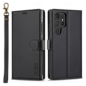 Недорогие Чехлы для Samsung-телефон Кейс для Назначение SSamsung Galaxy S24 Ultra Plus S23 Ultra Plus S22 Плюс Ультра S21 FE А55 А35 А25 А15 5Г A54 A34 A14 S20 FE S25 Ультра Кейс на заднюю панель Кошелек для карт