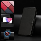 Недорогие Чехлы для iPhone-телефон Кейс для Назначение iPhone 16 Про Макс Плюс Айфон 15 Про Макс Плюс iPhone 14 13 12 11 Pro Max Plus Mini SE Кейс на заднюю панель со стендом Магнитный с ремешком на запястье Ретро ТПУ Кожа PU
