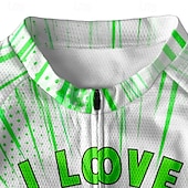 abordables Maillots pour hommes-Homme Maillot Velo Cyclisme Manche Courte Cyclisme Tee-shirt Maillot avec 3 poches arrière VTT Vélo tout terrain Respirable Séchage rapide Conception anatomique Mèche Jaune Rouge Bleu Bande dessinée