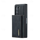 tanie Etui do telefonów Samsung-telefon Kılıf Na Samsung Galaxy Złóż 7 Złóż 6 Z Fold 5 Z Fold 4 Z Fold 3 Osłona tylna Z podpórką Magnetyczne Gniazdo karty Retro TPU PC Skóra PU