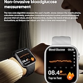 tanie Inteligentne bransoletki-696 MT500 Inteligentny zegarek 1.97 in Inteligentne Bransoletka Bluetooth EKG + PPG Monitorowanie temperatury Krokomierz Kompatybilny z Android iOS Męskie Odbieranie bez użycia rąk Powiadamianie o
