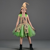 cheap Girls&#039; Costumes-The Nightmare Before Christmas Oogie Boogie Costume Tutu Kid&#039;s Girls&#039; Dress Up Party Christmas Children&#039;s Day Easy Carnival Costume