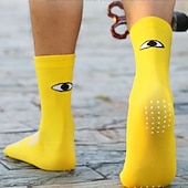 abordables Calcetines de ciclismo-Calcetines unisex, calcetines de compresión, calcetines de bicicleta, calcetines deportivos, calcetines atléticos, para acampar/senderismo, ejercicio al aire libre, ciclismo/bicicleta, cálidos,