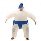 levne halloweenské kostýmy pro páry-Zápasník sumo Karnevalový kostým Cosplay kostým Nafukovací kostýmy Dětské Dospělé Vše Legrační kostým předvečer Všech svatých Karneval Plesová maškaráda Jednoduchý karnevalový kostým