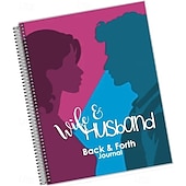 abordables Cadeaux-femme mari va-et-vient journal d&#039;amour journal d&#039;amour d&#039;un couple, mari femme va-et-vient &amp;Forth Journal, livre de poche, approfondit la relation, aide les couples à mieux se comprendre