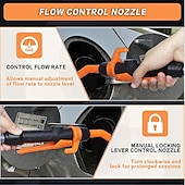 billiga Reparationsverktyg-bärbar batteridriven pump batteridriven pump för flytande vatten/bränsleöverföring med justerbar flödeskontroll  &amp; filterdesign 2,2 gallon per min för bensinhävertpump
