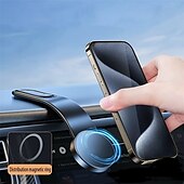 cheap Car Holder-Magnetic Car Phone Mount Easy Stick On Rotatable Dashboard &amp; Center Console Holder