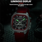 levne Quartz hodinky-crrju pánské křemenné hodinky kreativní móda ležérní náramkové hodinky svítící kalendář voděodolná dekorace silikonové gelové hodinky
