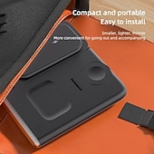 お買い得  ワイヤレス充電器-ワイヤレス充電器 充電ステーション 8 ポート マルチ USB 充電ステーション RoHS CE 認証 FCC 高速ワイヤレス充電 MagSafe マグネット式 携帯電話 タブレット iPhone iPad 携帯電話 タブレット用 1 個