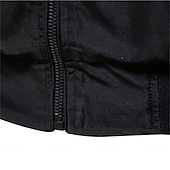 baratos Jaquetas Casuais-Homens jaqueta leve Jaqueta Corta-Vento Jaqueta Esportiva Casual / Diário Primavera &amp; Outono Casual Padrão Preto Verde Azul Escuro Bege Casaco