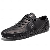 cheap Men&#039;s Sneakers-Men&#039;s Green Casual Faux Leather Sneakers with Unique Stitching and Lace-Up Design, Comfortable and Stylish for Everyday Wear