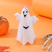 cheap Hallowen Prop Lighting-Halloween Decorations Lighted Ghost LED Electronic Candle Lights Glow Ghost Spooky Atmosphere Decor Props 4/8/16PCS