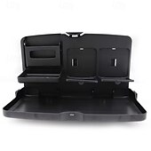 cheap Car Pendants &amp; Ornaments-Car Back Seat Tray Table Car Table Folding Tray Backseat Organizer Multi-Functional Car Dining Table with Phone and Cup Holder for Dining Drink Umifica
