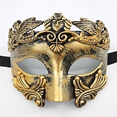 cheap Mask-Greek Goddess Roman Carnival Mask Mask Venetian Mask Adults&#039; Women&#039;s Metal Finish Sexy Costume Party Masquerade Halloween Carnival Mardi Gras Easy Carnival Costume