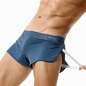 preiswerte Boxershorts für Herren-Herren 1 pc Unterwäsche Boxer Boxer-Shorts Nylon Atmungsaktiv Weich Komfortabel Glatt Mittlere Hüfthöhe Weiß Rosa