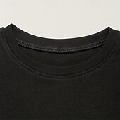billiga Pojkens 3D Roliga Humor-100 % bomull Barn Pojkar Svart Djur Tupp T-shirt Toppar Rund hals Kortärmad Ledigt Dagliga kläder Semester Mode Sport Mönster Sommar