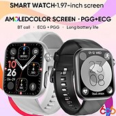 tanie Inteligentne bransoletki-696 MT500 Inteligentny zegarek 1.97 in Inteligentne Bransoletka Bluetooth EKG + PPG Monitorowanie temperatury Krokomierz Kompatybilny z Android iOS Męskie Odbieranie bez użycia rąk Powiadamianie o