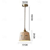 economico Luci Isola cucina-lampada a sospensione a led bianco caldo 10/50cm 1/3-luce lampada a sospensione in ceramica stile industriale paralume e27 vite apparecchi di illuminazione a soffitto camera da letto sala da pranzo