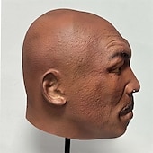 levne Maska-Mike Tyson Karnevalová maska Maska Plná hlava Dospělé Pánské Legrační kostým předvečer Všech svatých Karneval Jednoduchý karnevalový kostým