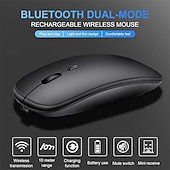 abordables Souris-souris optique sans fil souris récepteur usb 2,4 ghz mini souris portable rechargeable niveaux de dpi réglables souris bluetooth souris
