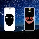 abordables Masque-Esprit Crâne Masque de carnaval Masque LED Adulte Unisexe Déguisement effrayant Utilisation Soirée Halloween Carnaval mardi Gras Costume de carnaval facile