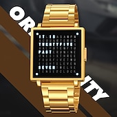 cheap Digital Watches-SKMEI Men Digital Watch Fashion Casual Wristwatch Calendar Waterproof Decoration Steel Leather Watch