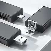 お買い得  USBハブ-多機能 OTG カード リーダー 7 in 1 マイクロ SD カード リーダー U メモリ カード リーダー タイプ C デジタル カメラ、スマートフォン、タブレット用 OTG コンバータ 外付け U ディスク、SD、TF ユニバーサル 収納ボックス付き