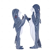 olcso párok halloween jelmezei-pár dinoszaurusz cápa halloween csoport családi jelmez gyerek felnőtt unisex vicces jelmez buli otthoni viselet halloween karnevál könnyű halloween jelmez