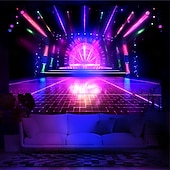 cheap Blacklight Tapestries-Blacklight Tapestry UV Reactive Glow in the Dark Glow Party Neon Party Ideas Hanging Tapestry Wall Art Mural for Living Room Bedroom