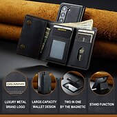 tanie Etui do telefonów Samsung-telefon Kılıf Na Samsung Galaxy Złóż 7 Złóż 6 Z Fold 5 Z Fold 4 Z Fold 3 Osłona tylna Z podpórką Magnetyczne Gniazdo karty Retro TPU PC Skóra PU