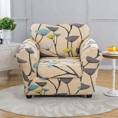 economico Copridivano-copripoltrona elasticizzato floreale copripoltrona elastico con motivo floreale per una vestibilità elegante e sicura ideale per proteggere e rinfrescare la tua poltrona