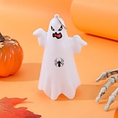 cheap Hallowen Prop Lighting-Halloween Decorations Lighted Ghost LED Electronic Candle Lights Glow Ghost Spooky Atmosphere Decor Props 4/8/16PCS