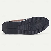 economico Semi-formale-scarpe oxford da uomo con motivo a quadretti marrone e nero con suola comoda, perfette per l&#039;uso casual e quotidiano
