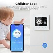 baratos eletrodomésticos-tuya wifi zigbee controlador de temperatura constante inteligente display led controlador de temperatura ajustável tamanho compacto controlador de temperatura de caldeira de água a gás compatível