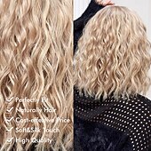 levne Syntetické trendy paruky-Cosplay kostýmní paruka Kudrny Bouncy Curl Střih Bob Elegantní ofina S ofinou Paruka 14&quot; Světle hnědá Umělé vlasy Dámské Elastický Rozkošný Pohodlné Světle hnědá