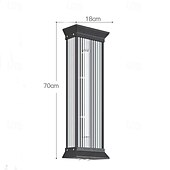 economico applique da esterno-lampada da parete per esterni 50/70cm moderna e semplice da esterno impermeabile in acciaio inox acrilico 1 pz lampada da parete a sospensione a led, adatta per comunità, ville, cortili, hotel,