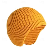 cheap Outdoor Headwear-Hiking Cap Skull Cap Beanie Thermal Warm Soft Winter Men's Fishing Activity