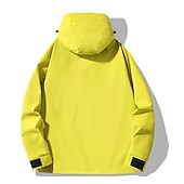 halpa Softshell-, fleece- ja vaellustakit-Miesten Softshell-takki Vaellustakki ulko- Tuulenkestävä Tuulitakki takki Matkailu Musta Valkoinen Armeijan vihreä Purppura Vihreä