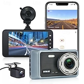זול DVR לרכב-X9 1440P עיצוב חדש / HD / עם מצלמה אחורית רכב DVR 170 מעלות זווית רחבה 4 אִינְטשׁ IPS דש קאם עם WIFI / ראיית לילה / G-Sensor לד 4 אינפרא אדום רכב מקליט