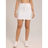 cheap Women&#039;s Golf Clothing-Women&#039;s Golf Skorts White Bottoms Ladies Golf Attire Clothes Outfits Wear Apparel