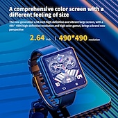 Недорогие Смарт-часы-LOKMAT APPLLP 2 MAX Умные часы 2.64 дюймовый Смарт-часы-телефон 3G 4G Bluetooth Педометр Напоминание о звонке будильник Совместим с Ноль Женский Мужчины GPS Хендс-фри звонки Медиа контроль IPX-4 57