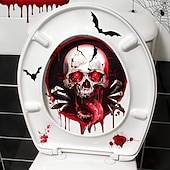 levne Halloween samolepky-halloween samolepky duch lebka krev stříkající netopýr samolepky na zeď do koupelny a WC, samolepky